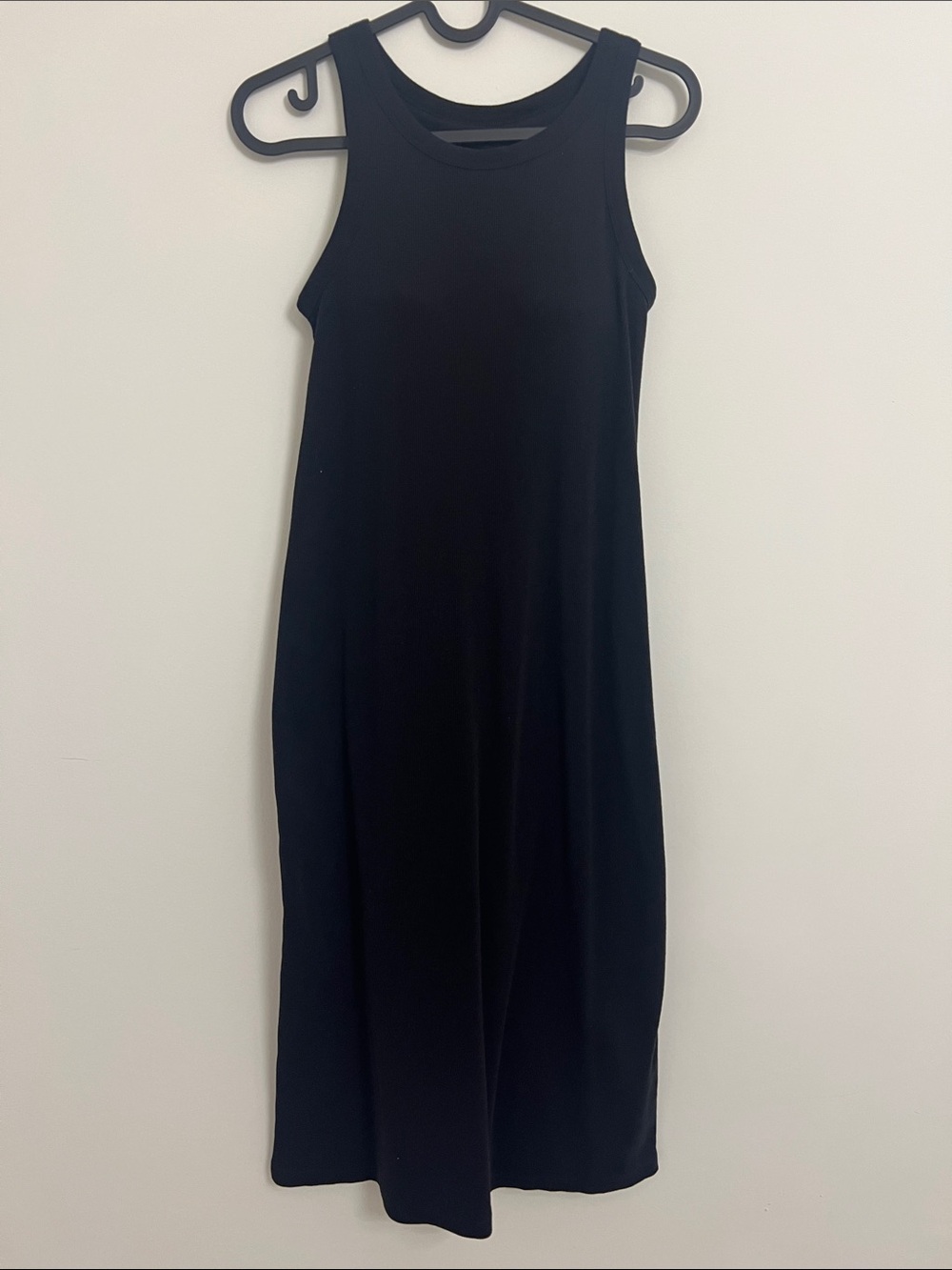 Uniqlo Black Sleeveless Maxi Tank Dress